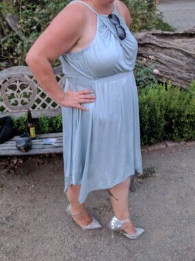 Light Blue Anthropologie Dress, XL